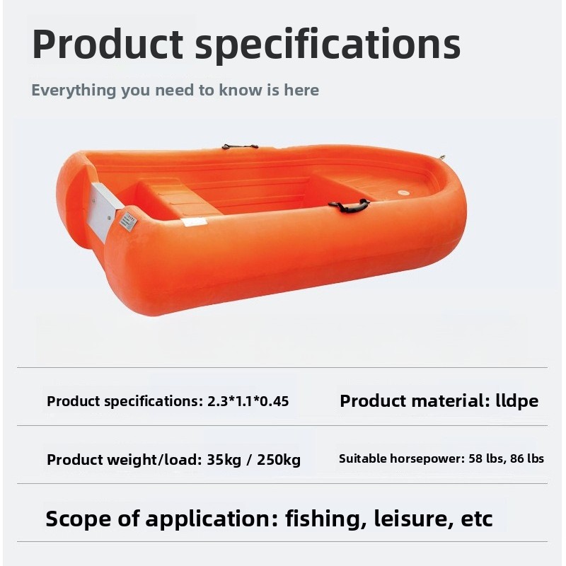 Perahu PE 2.3-4.3m untuk 2-8 O - Fishing Boat Outboard Motor ulasan dan harga