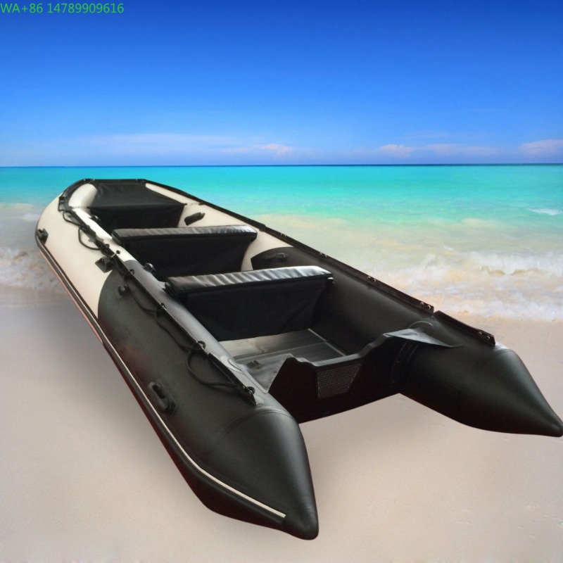 Perahu Karet PVC Tebal 4.7 m 9 - Fishing Boat Seat ulasan dan harga
